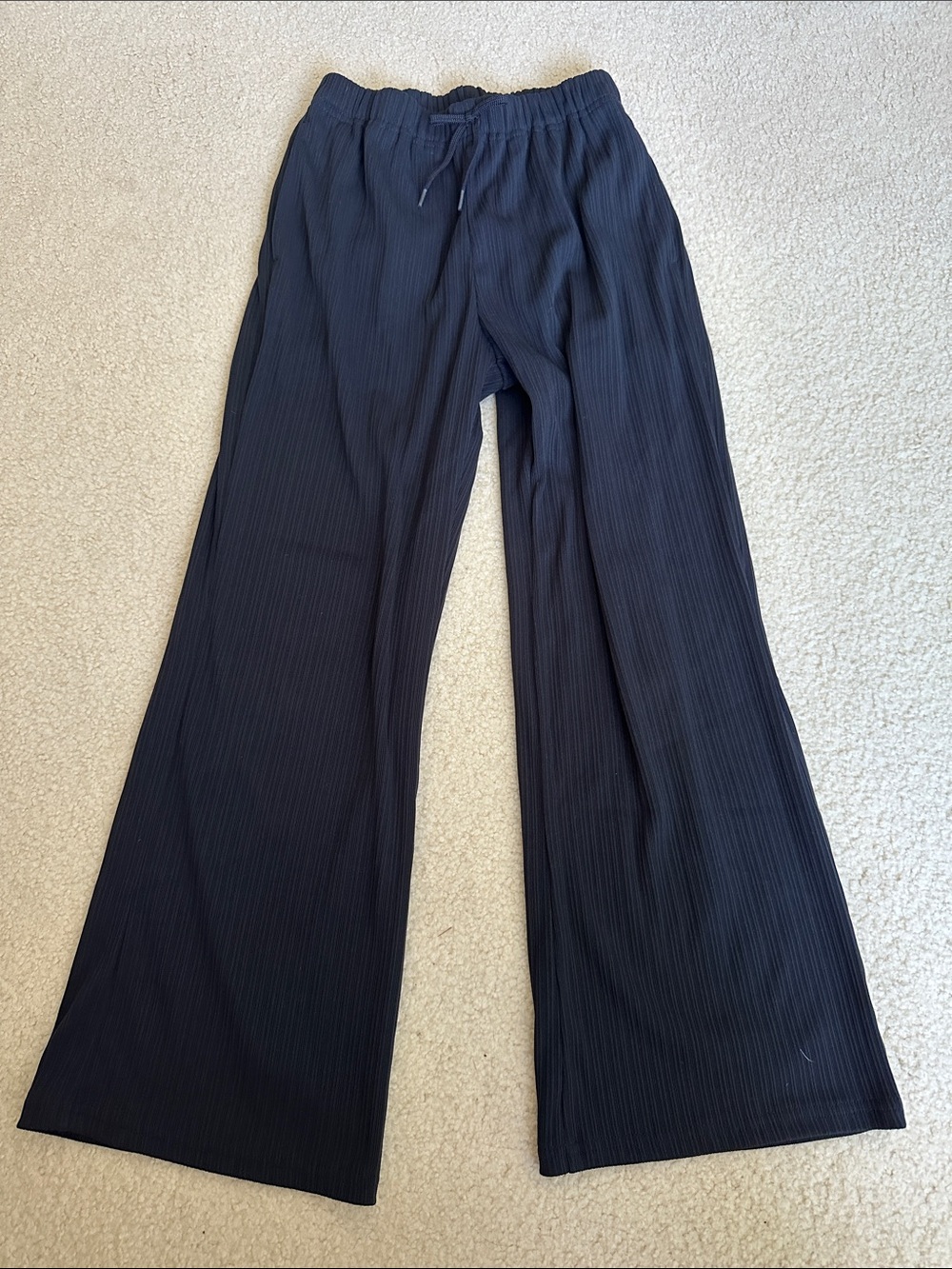 Girls comfy and soft Black Wide-Leg Pull-On Pants